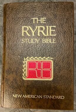 The Ryrie Study Bible New American Standard NASB 1978 Hard Back Red Letter Maps